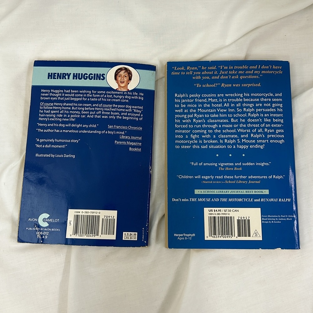 Beverly Clearly Softcover Paperback Book Set Lot ~ 11 Books ~ Ramona Ribsy Henry - Picture 5 of 16